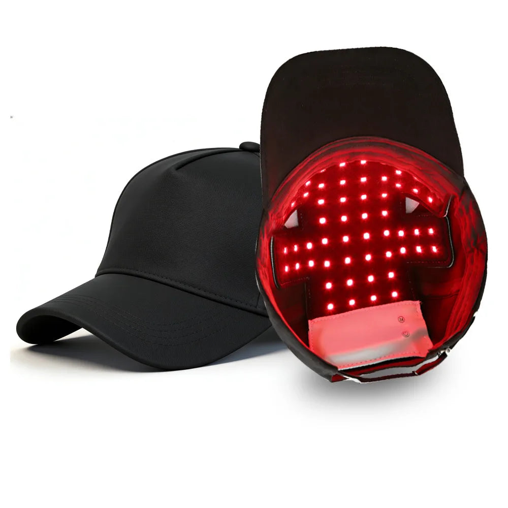 Red Light Therapy for Hair Fast Growth Cap Red&Infrared Light Therapy Device for Hair Loss Treatment with USB Charging Anti-Hair